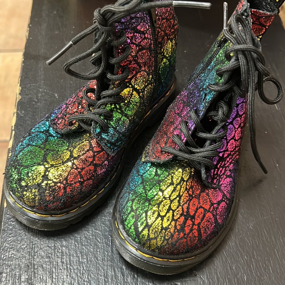 Dr. martens Pascal Metallic Boots Size US 9